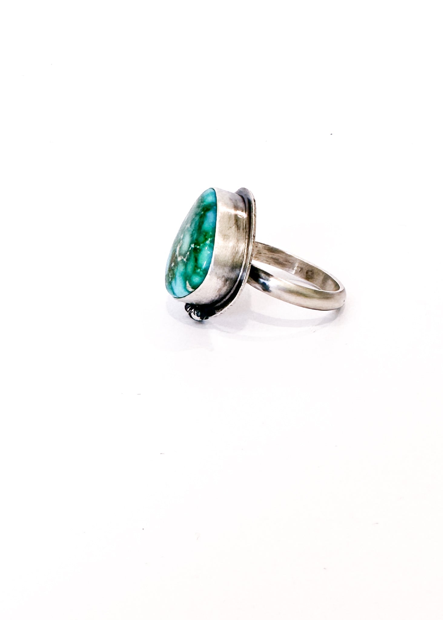 Angel Fire Sonoran Gold Authentic Turquoise Ring