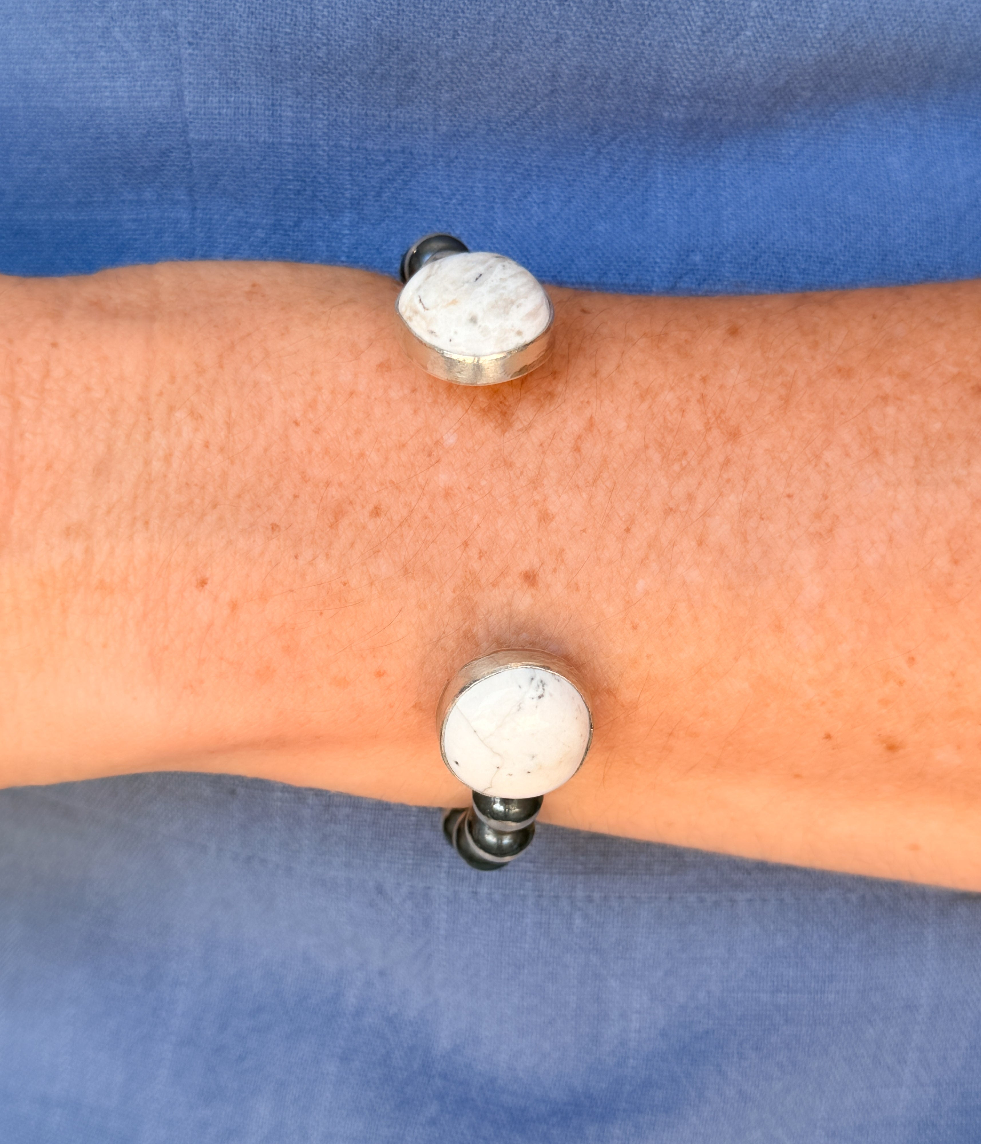 White Buffalo Open Cuff