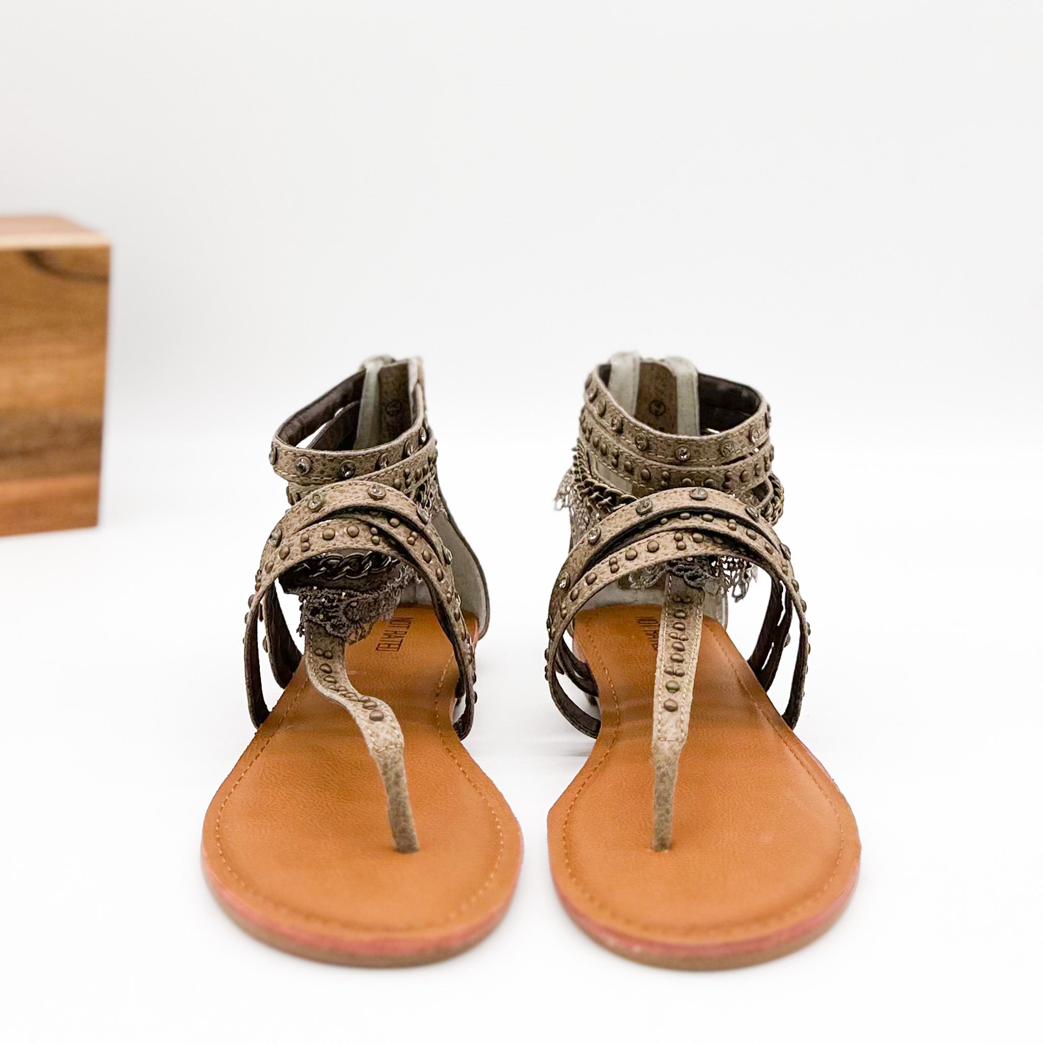 Not Rated Willow Sandal in Taupe - Rural Haze