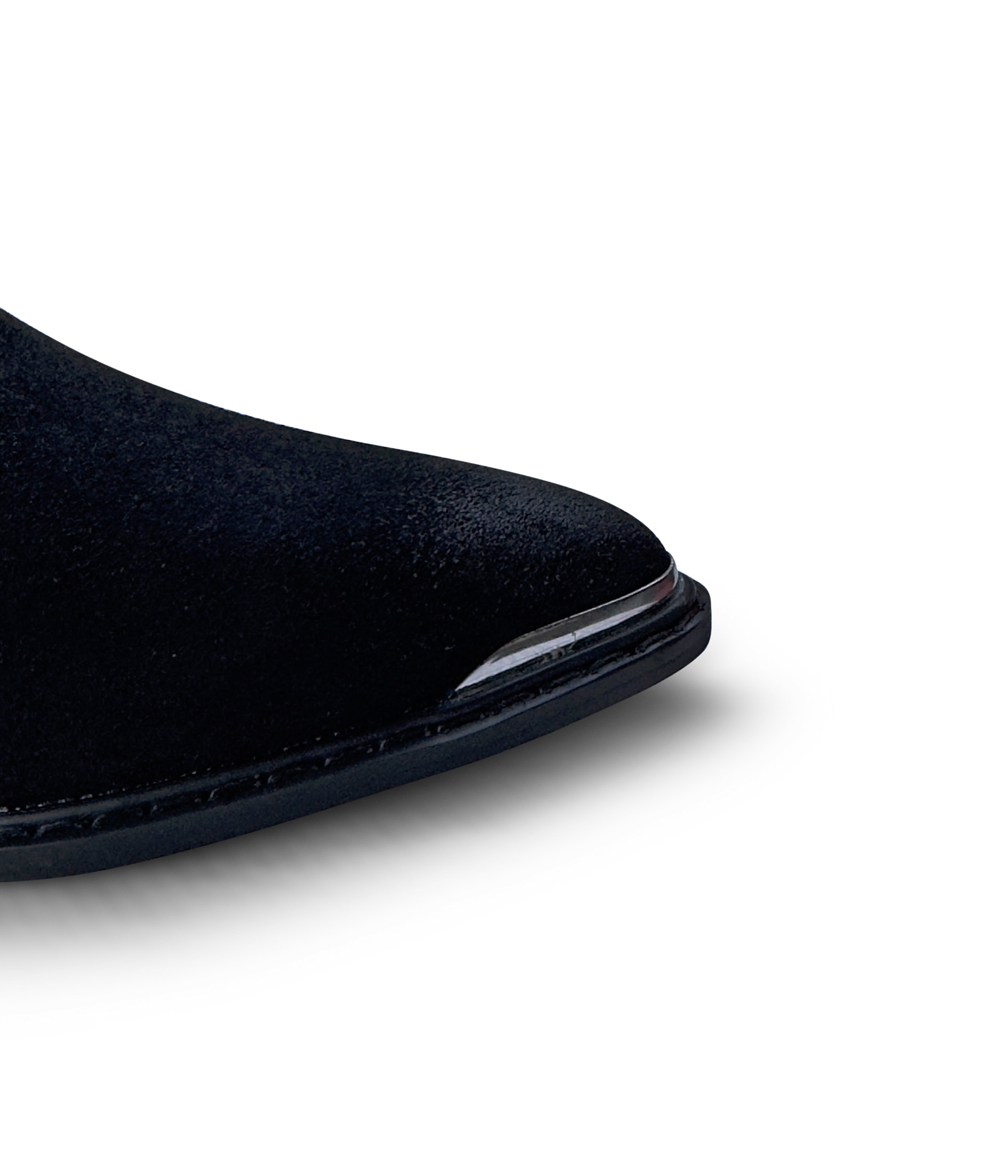 Wylie Suede Ankle Boot in Black - Rural Haze