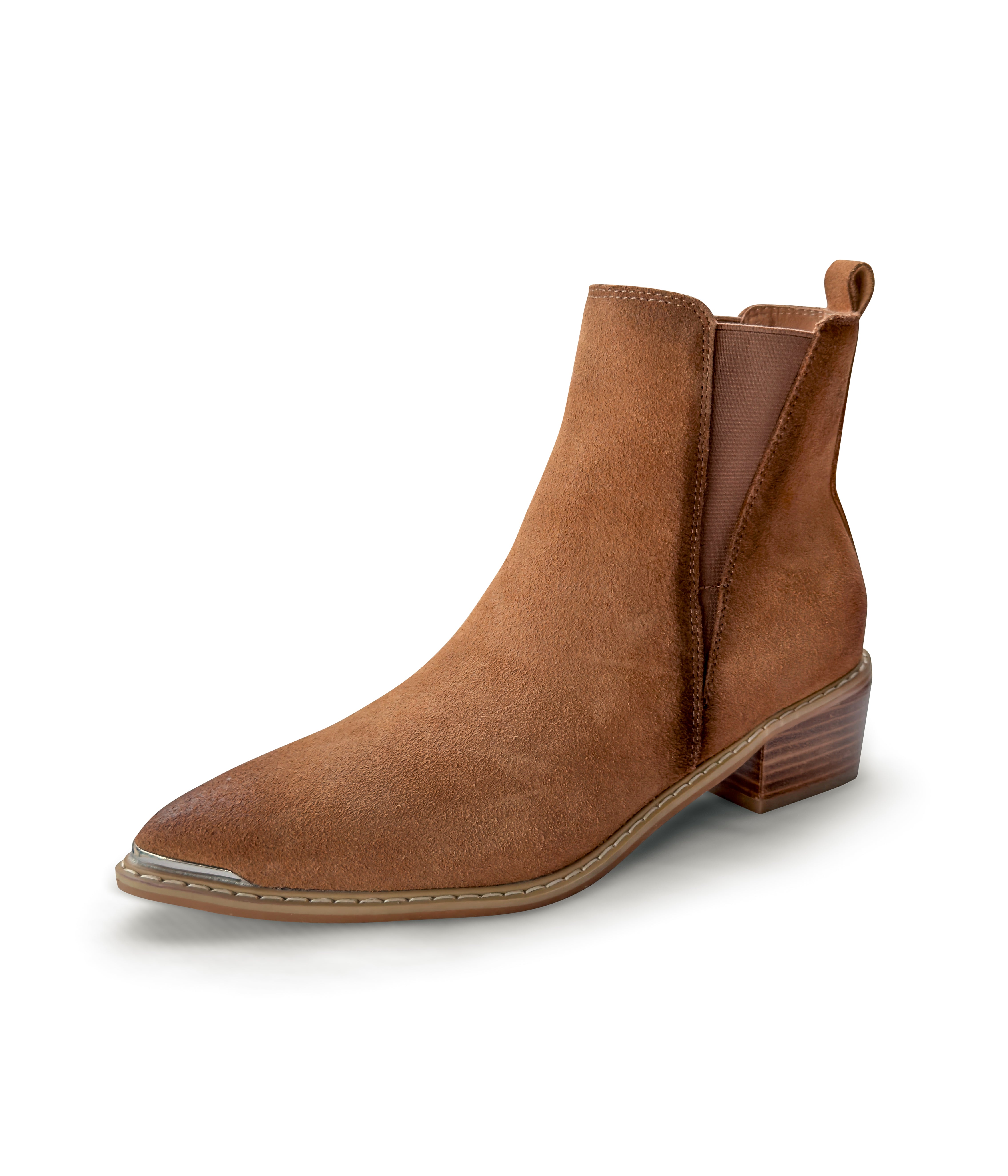 Wylie Suede Ankle Boot in Tan - Rural Haze