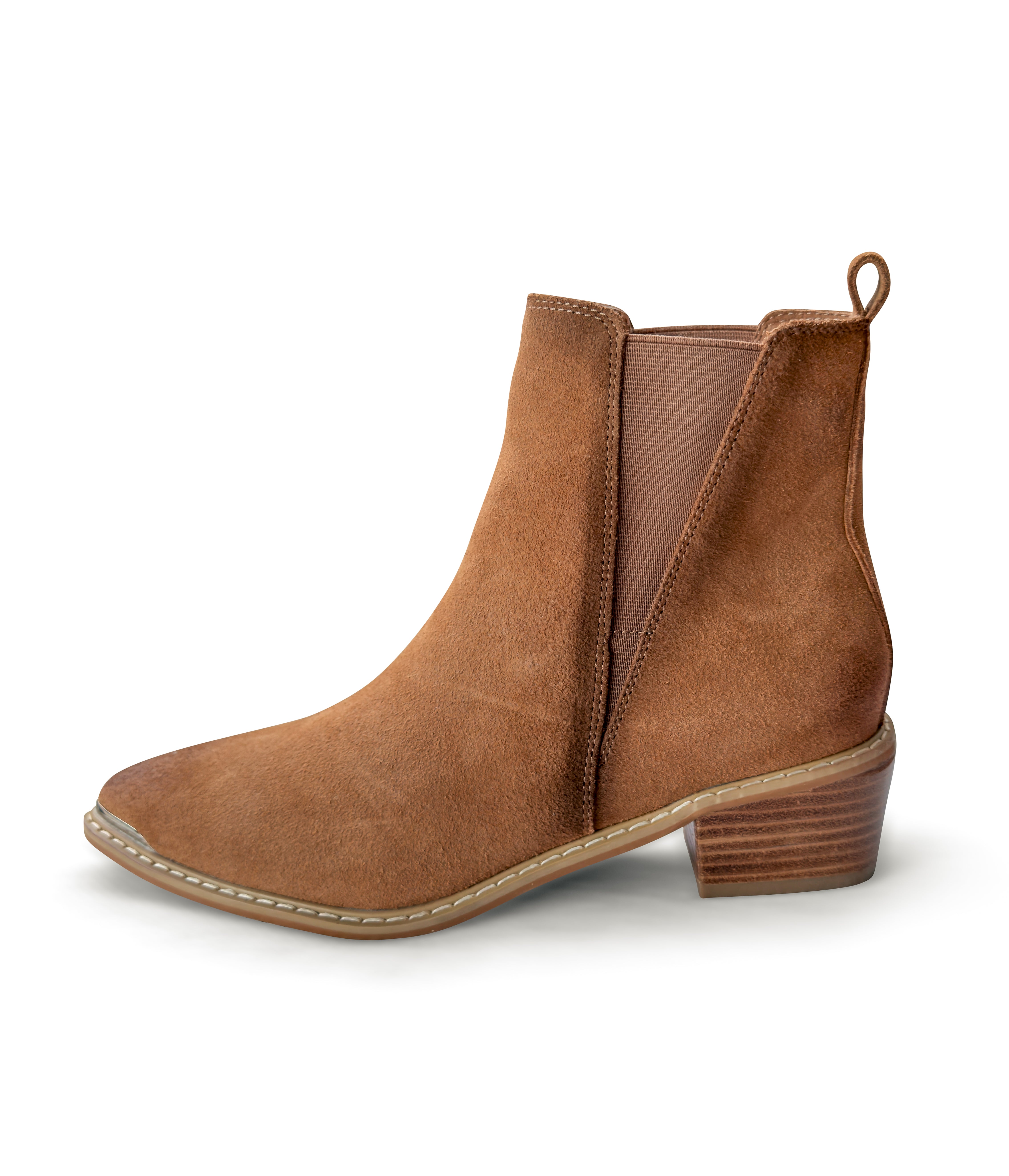 Wylie Suede Ankle Boot in Tan - Rural Haze