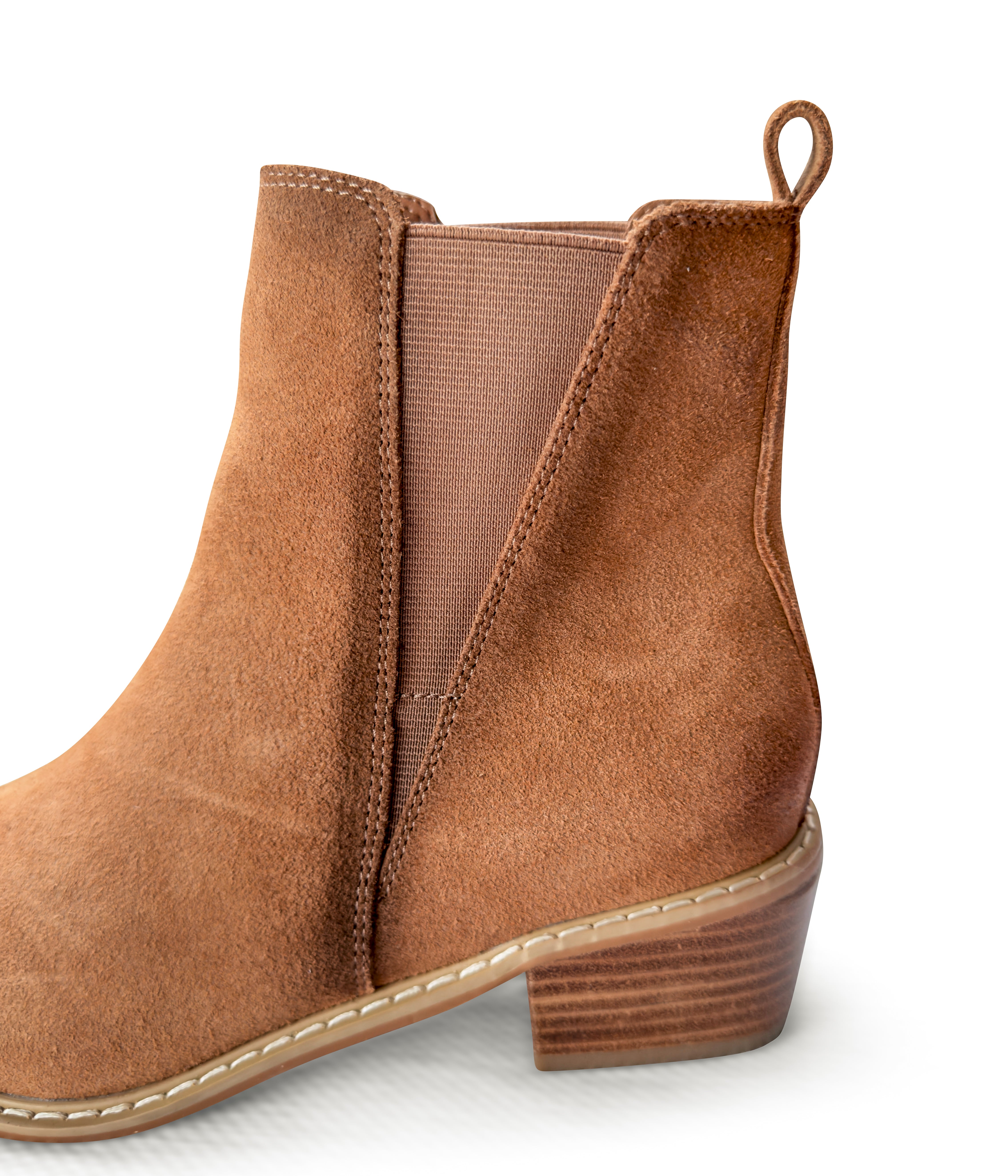 Wylie Suede Ankle Boot in Tan - Rural Haze