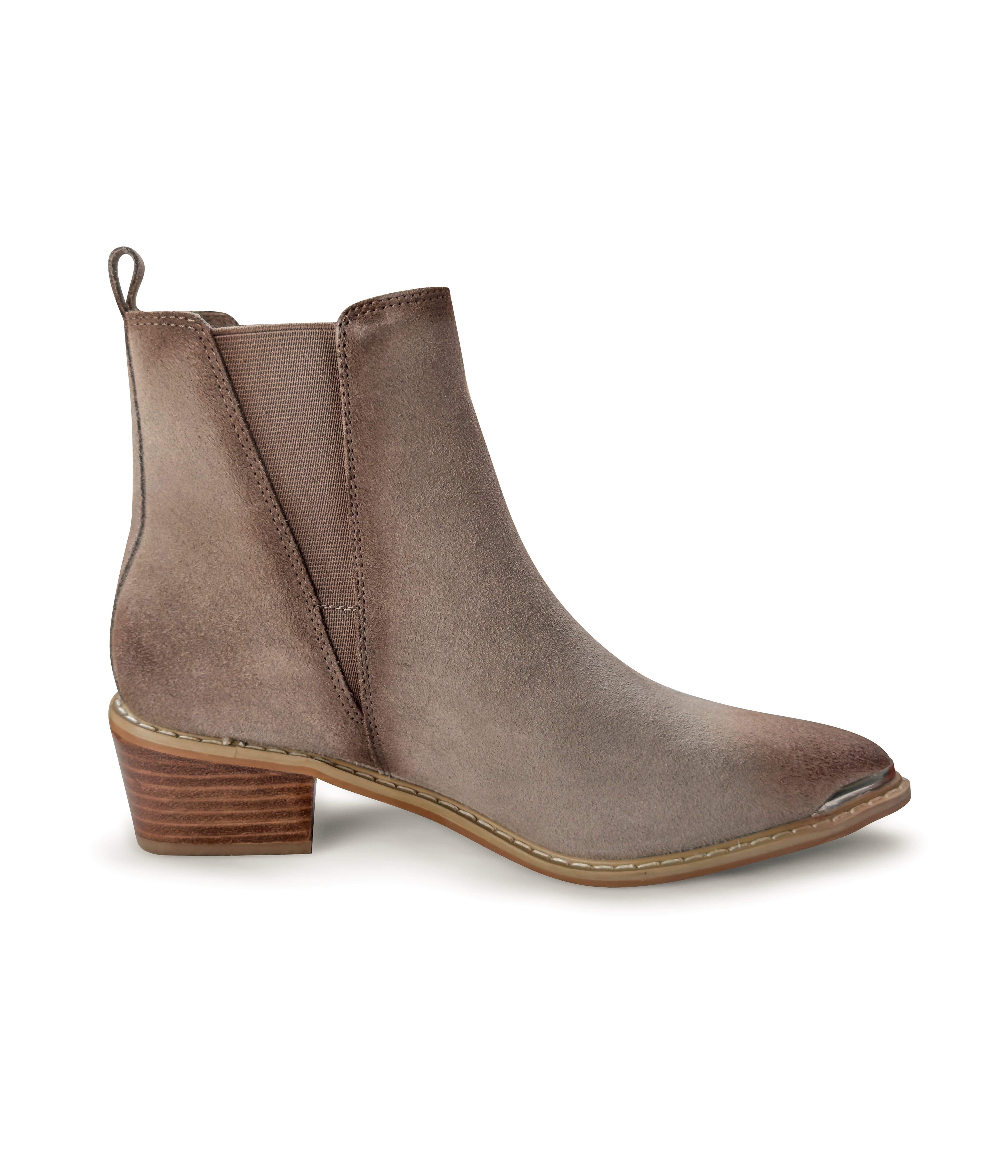 Wylie Suede Ankle Boot in Taupe - Rural Haze