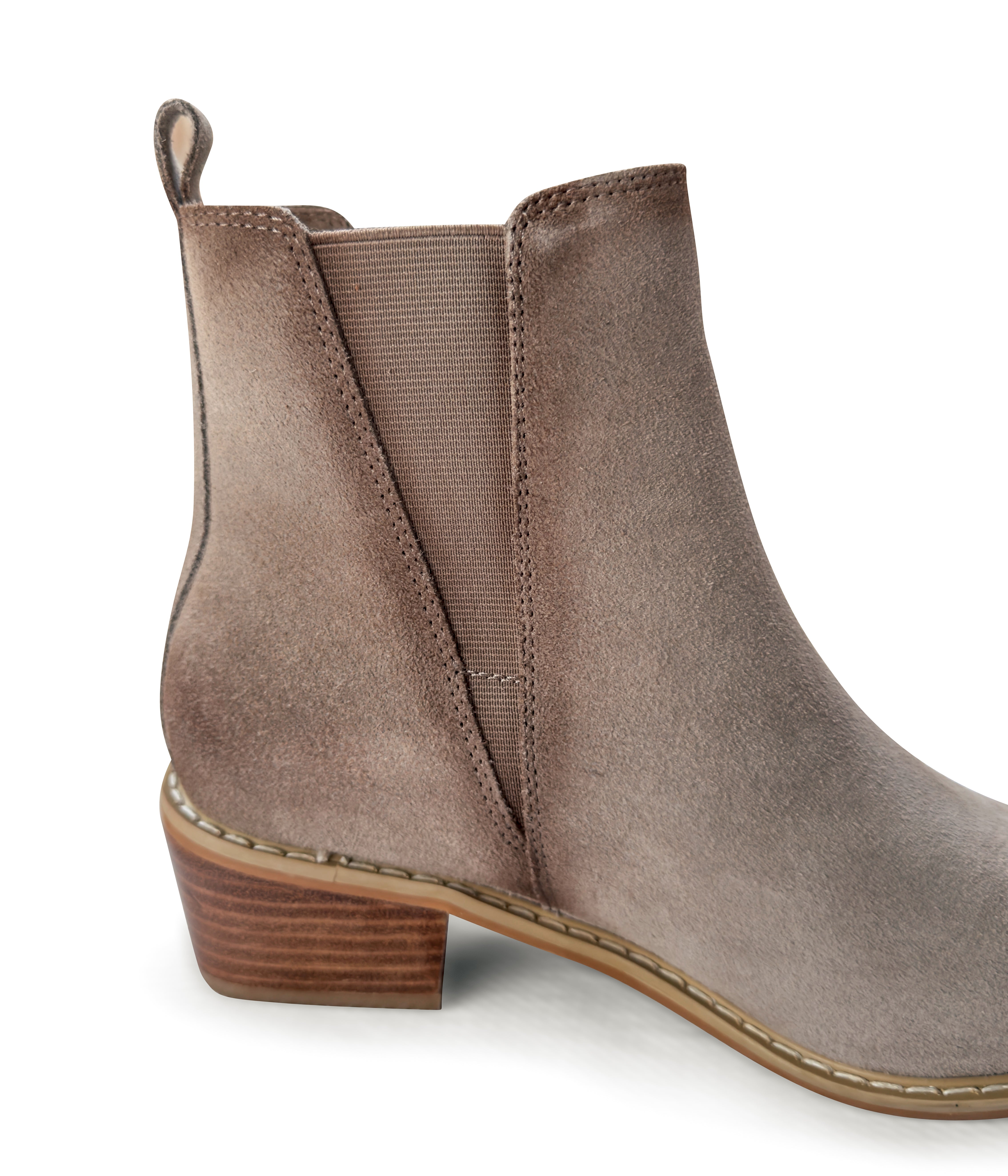 Wylie Suede Ankle Boot in Taupe - Rural Haze