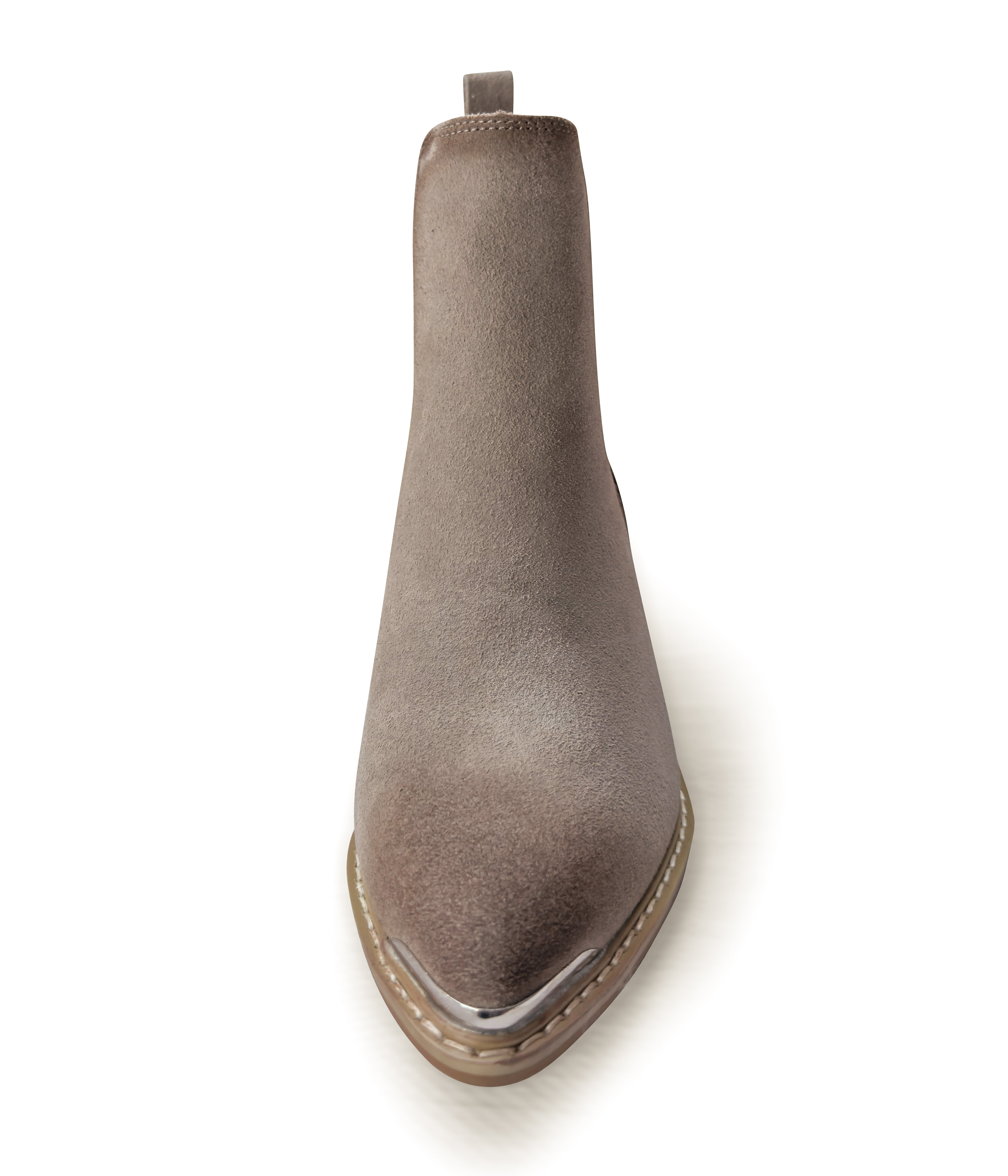 Wylie Suede Ankle Boot in Taupe - Rural Haze