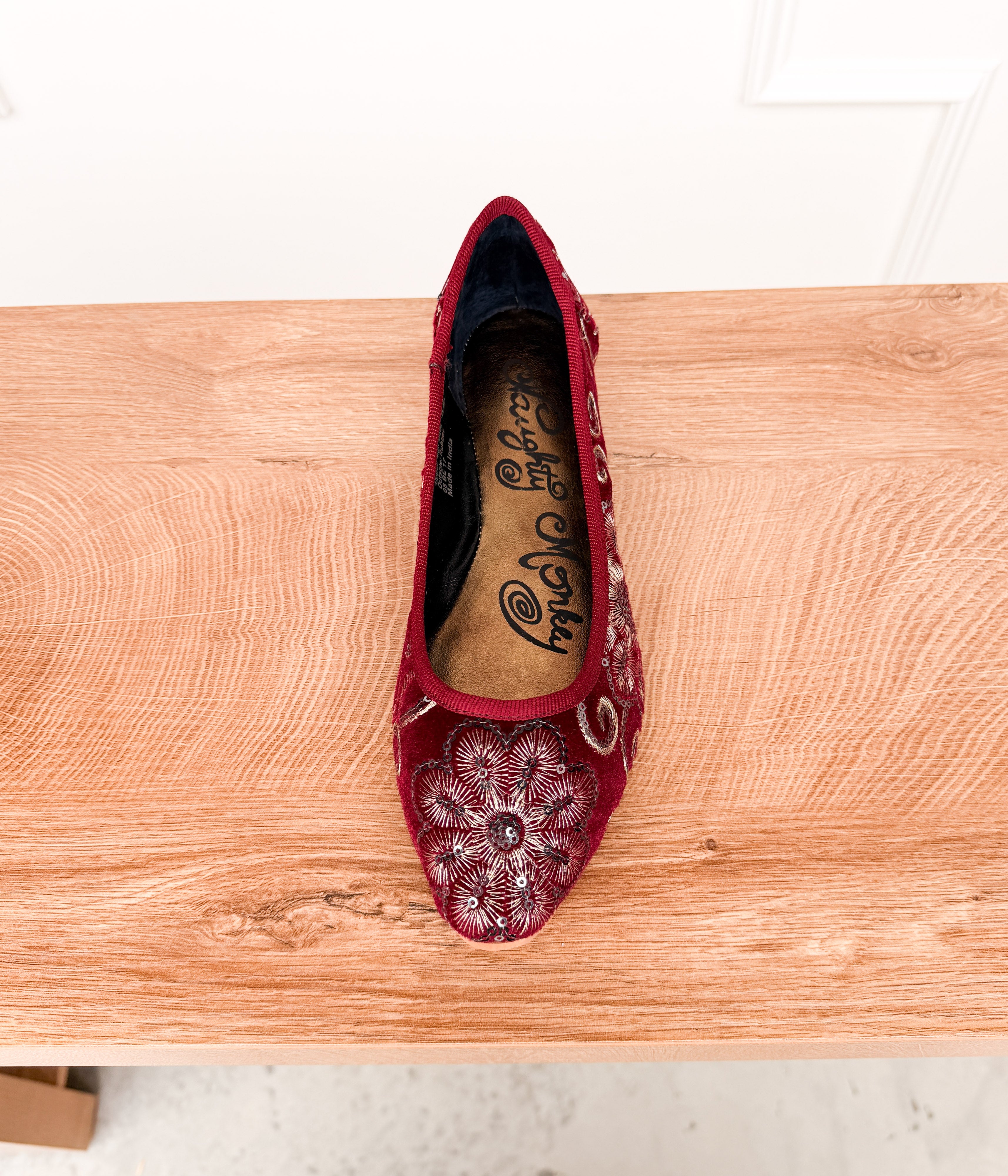 Yuna Flats in Burgundy - Rural Haze