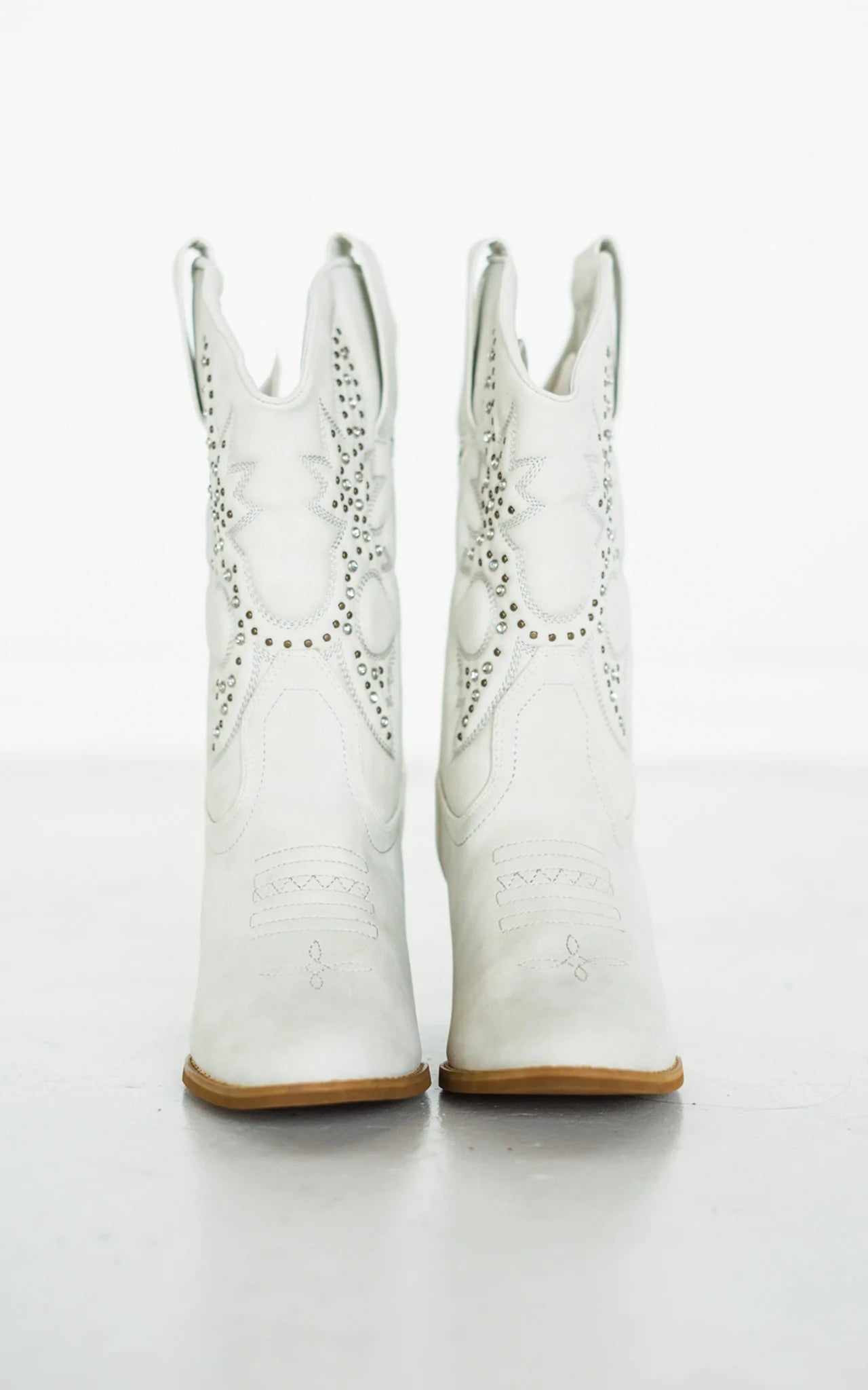 Houston Western Boots in White - Rural Haze