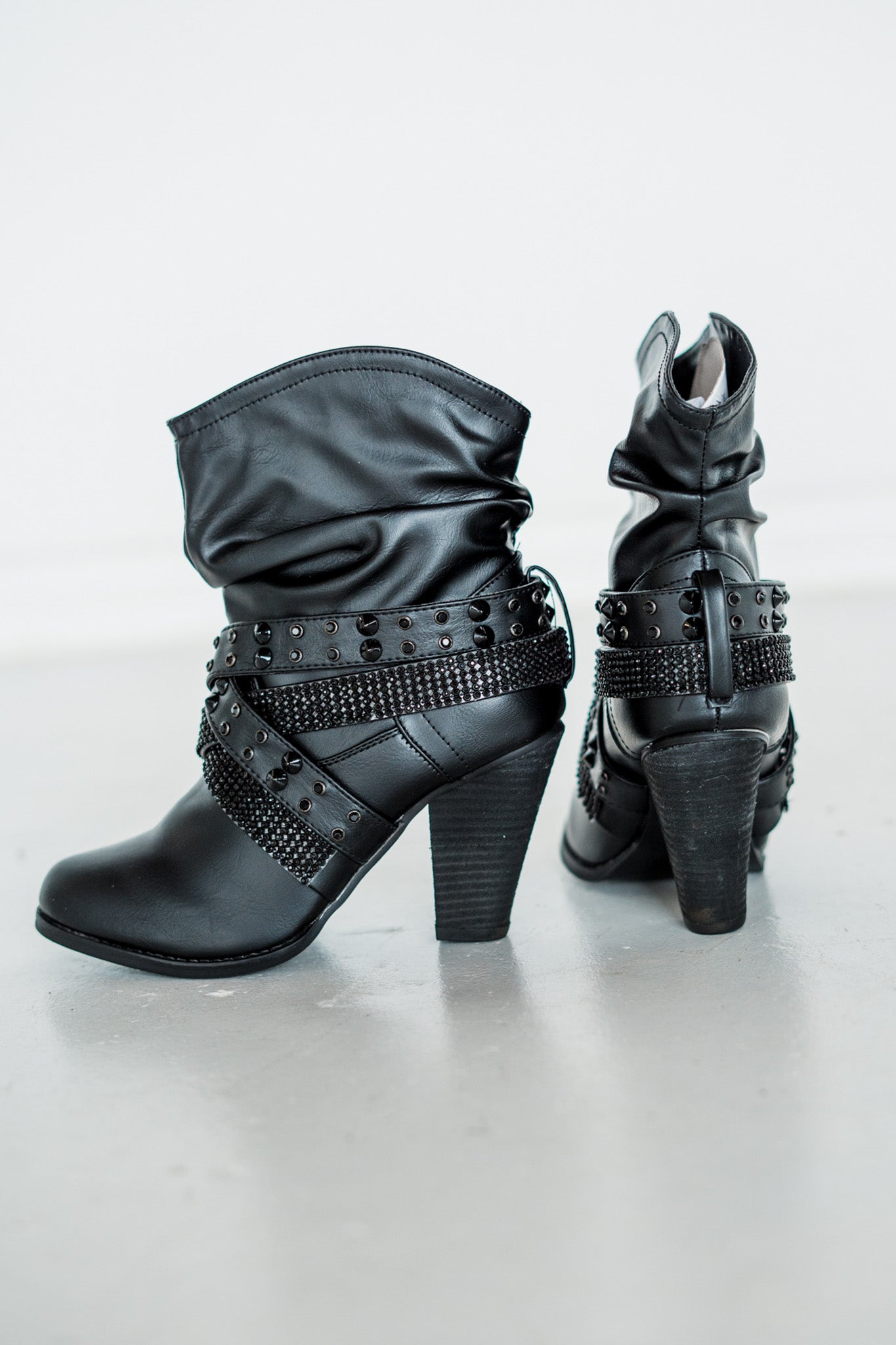 Not Rated Short Change Booties in Black