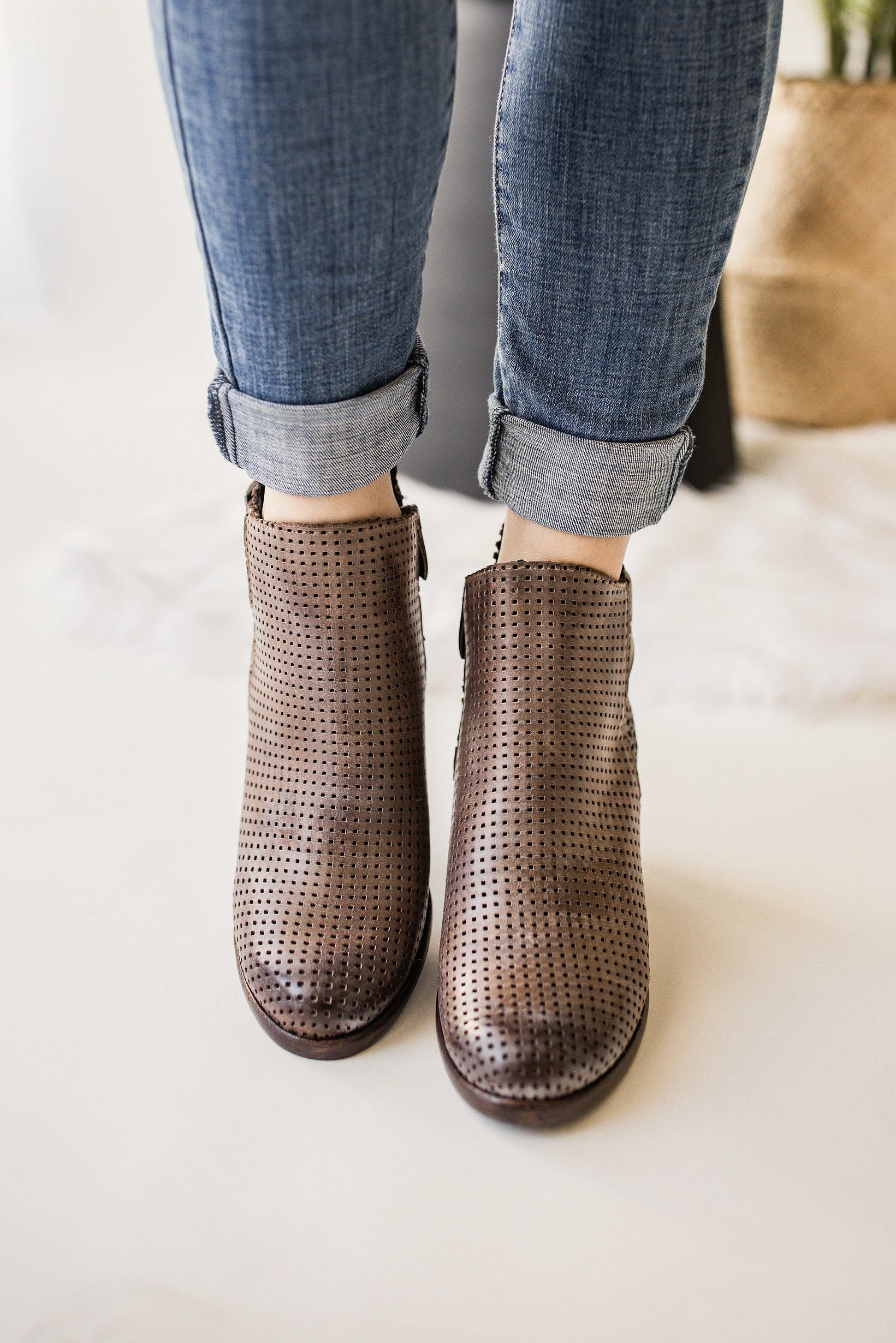 Naughty Monkey Show Stoppa Bootie in Chocolate - Rural Haze