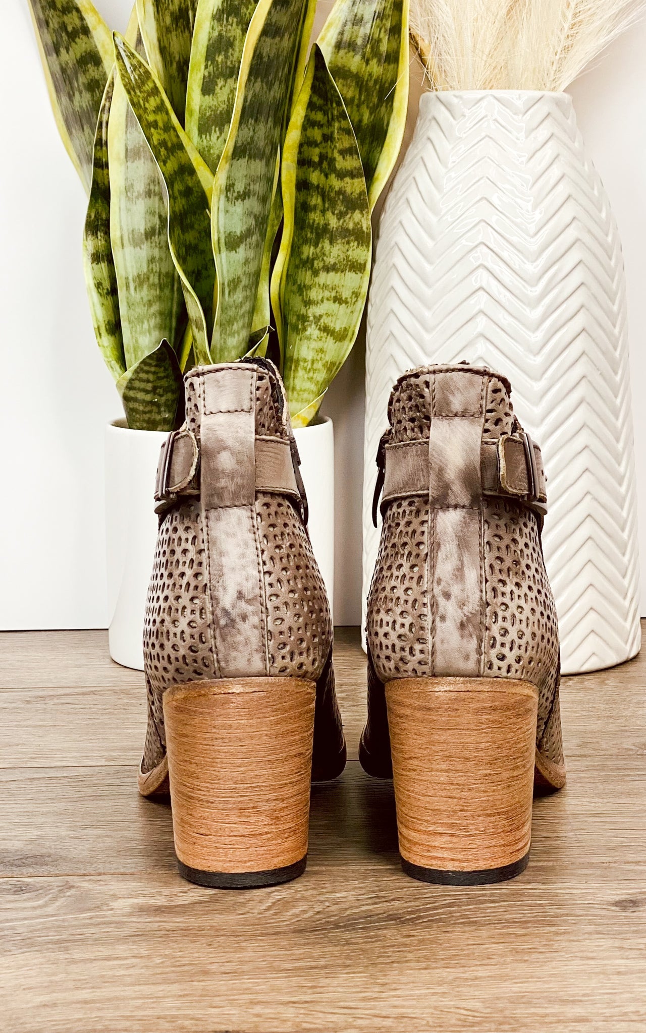 Naughty Monkey Show Stoppa Bootie in Taupe - Rural Haze