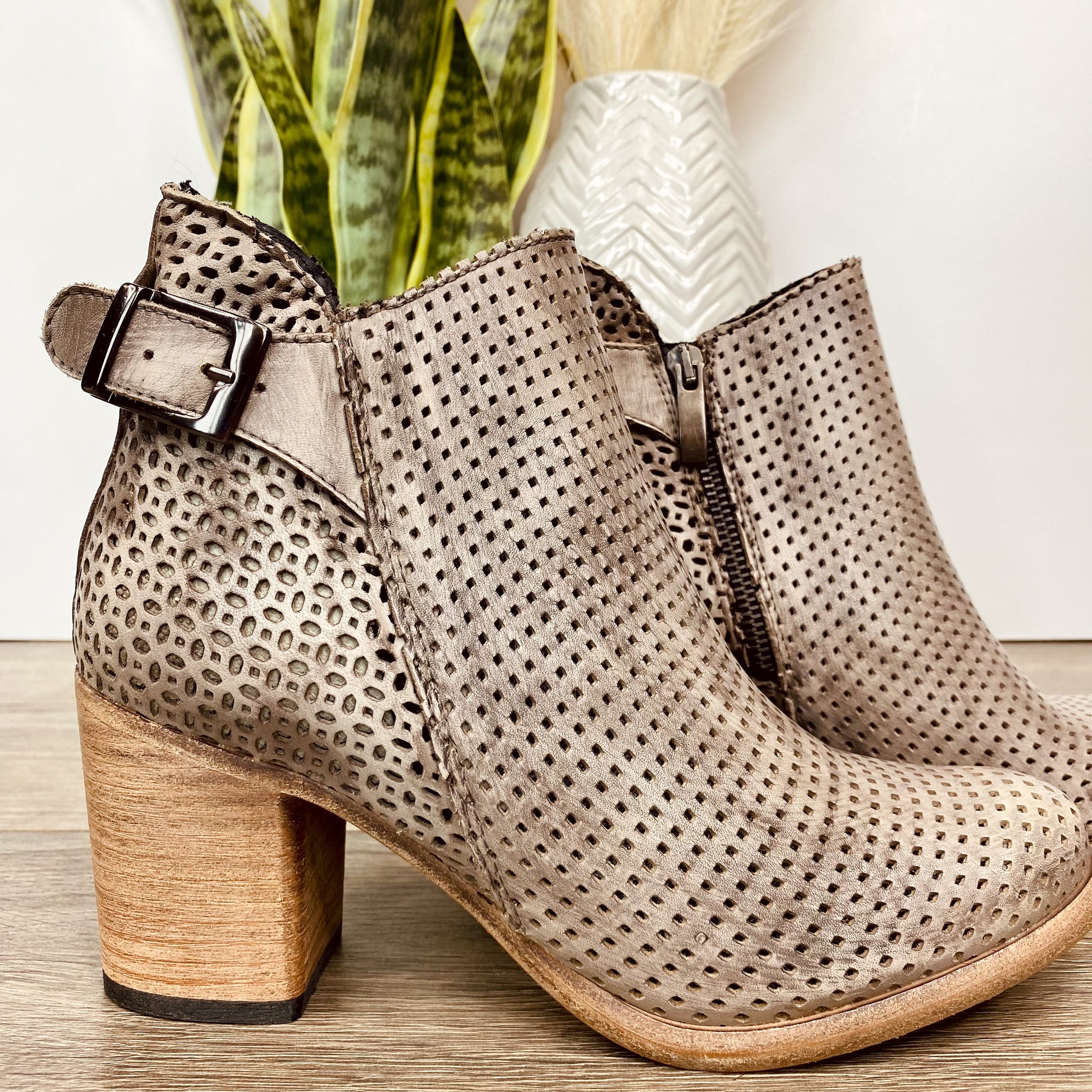 Naughty Monkey Show Stoppa Bootie in Taupe - Rural Haze