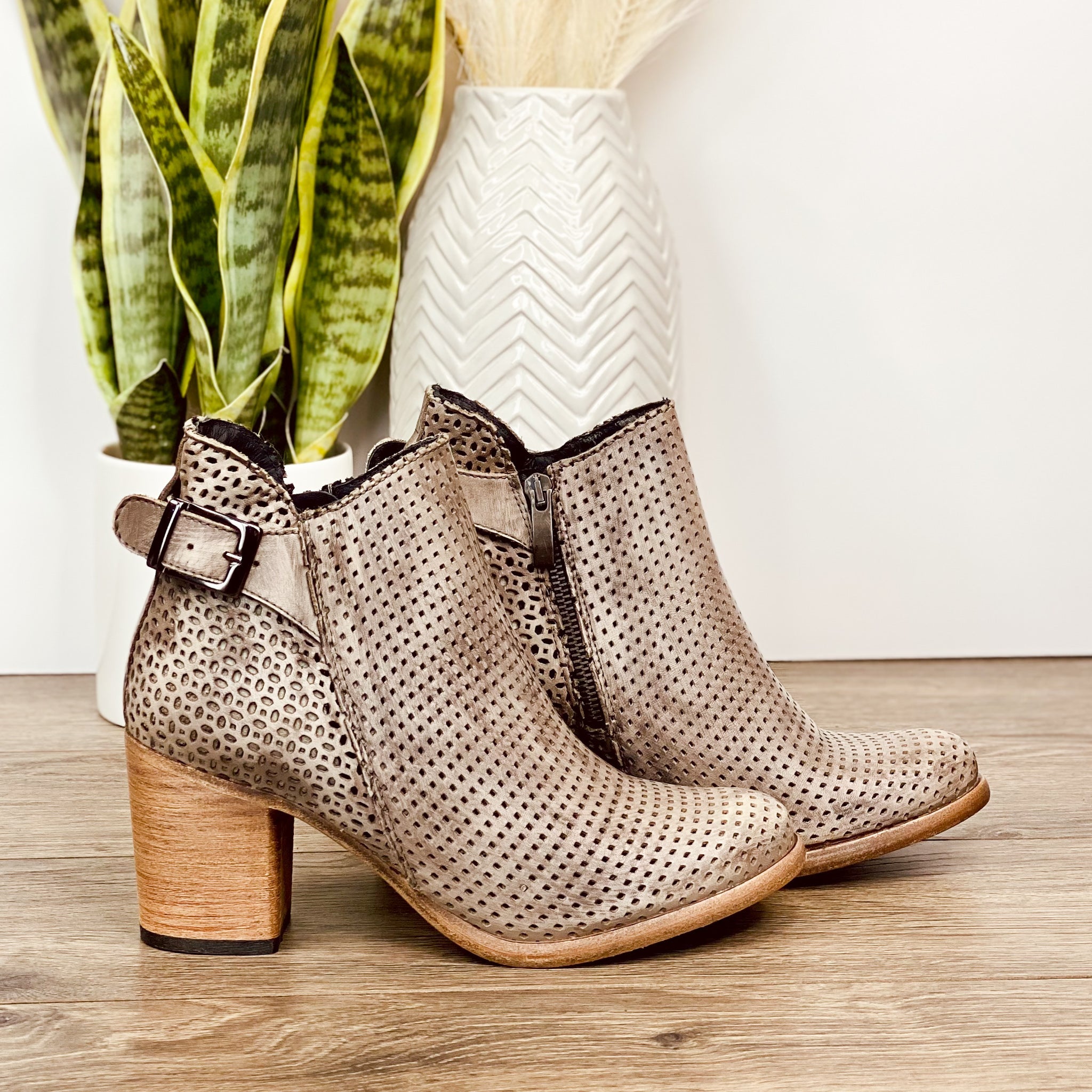 Naughty Monkey Show Stoppa Bootie in Taupe - Rural Haze