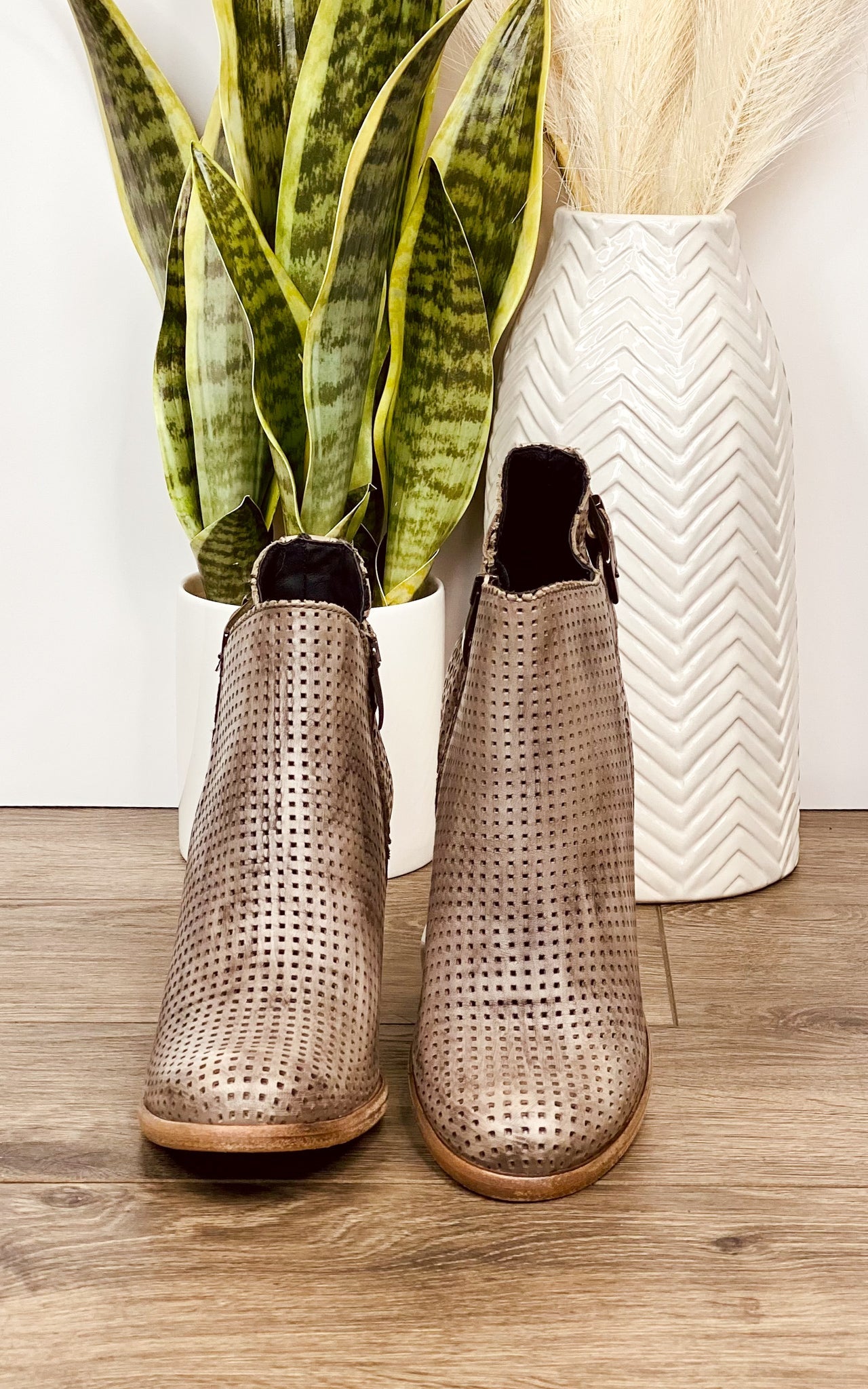 Naughty Monkey Show Stoppa Bootie in Taupe - Rural Haze