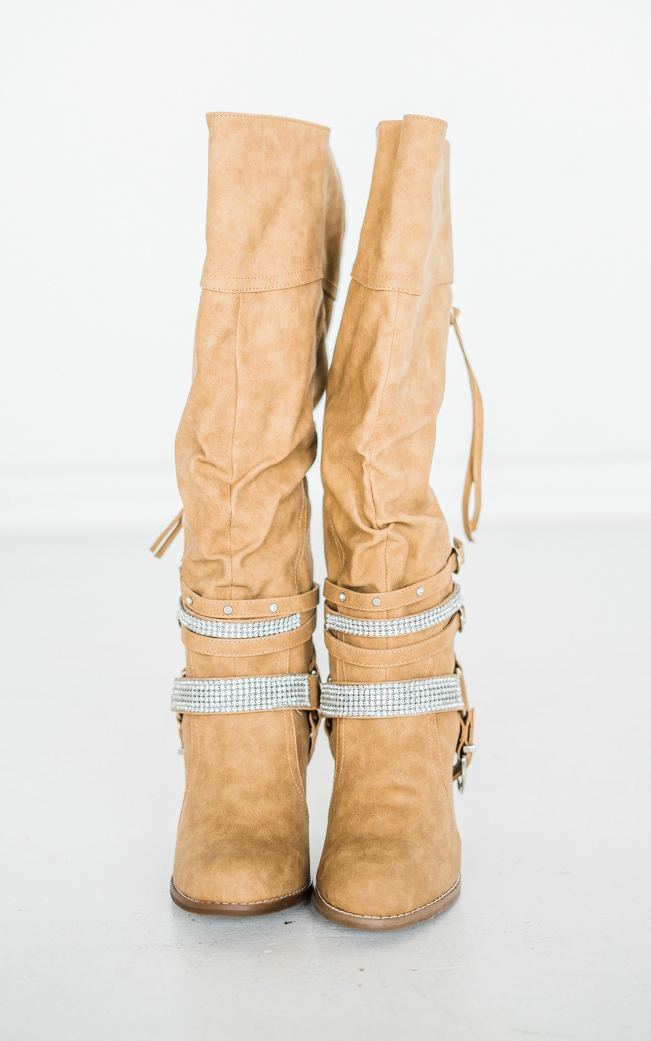 Stacey Boots in Nude - Rural Haze